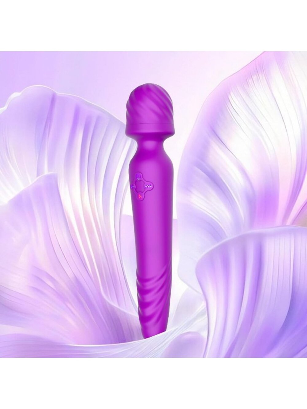 Cordless Waterproof Handheld Massager - USB Rechargeable, 20 Vibration Patterns